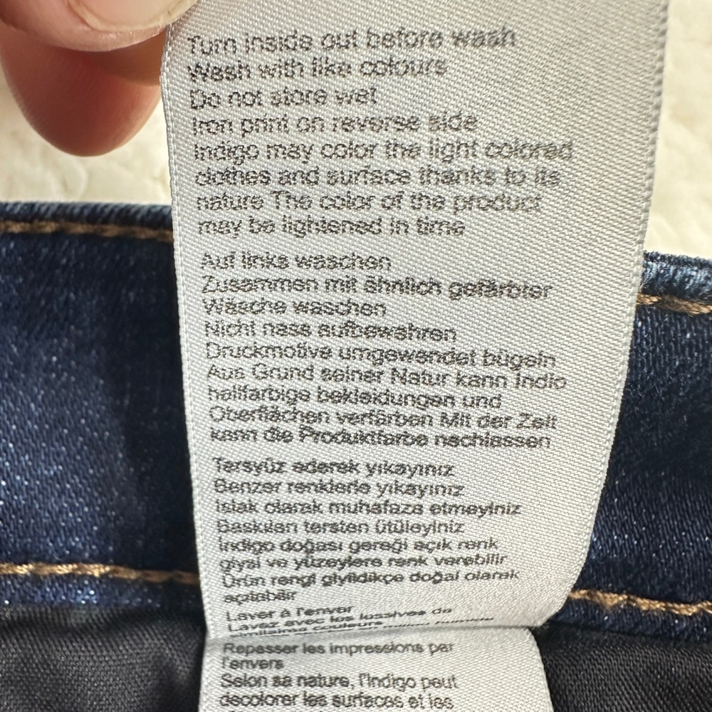 Mavi Zach Jeans Mens 32x32 Blue Straight Leg Stretch Denim (Fits 32x31) - Picture 7 of 12